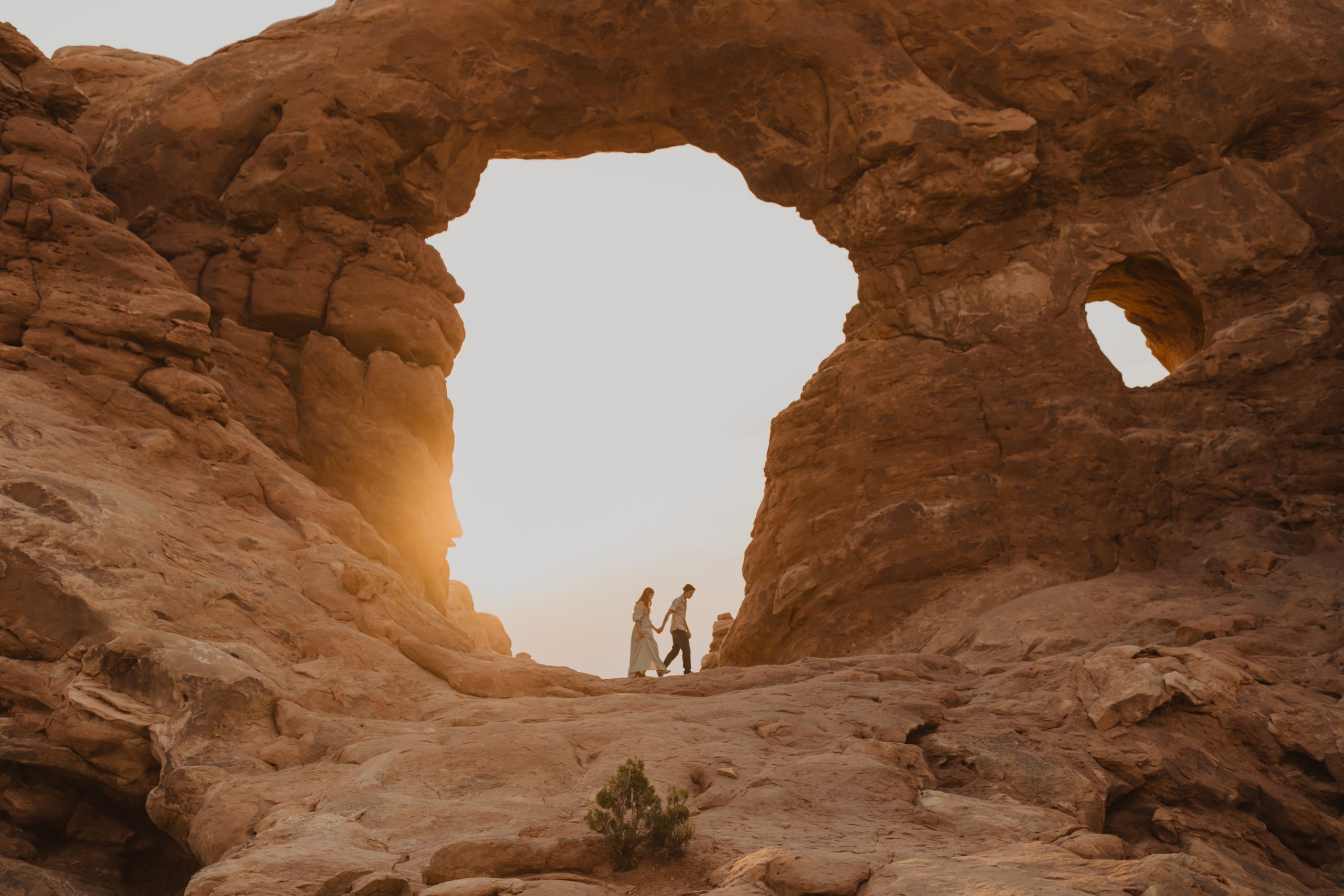 Moab sunrise couples shoot in arches national park by McKayla Sullivan Photo